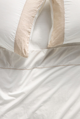 Anthropologie Fatine Cotton-linen Sheet Set