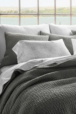 Coyuchi Pebbled Handstitched Organic Quilt