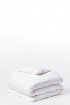 Coyuchi Organic Crinkled Percale Duvet Cover