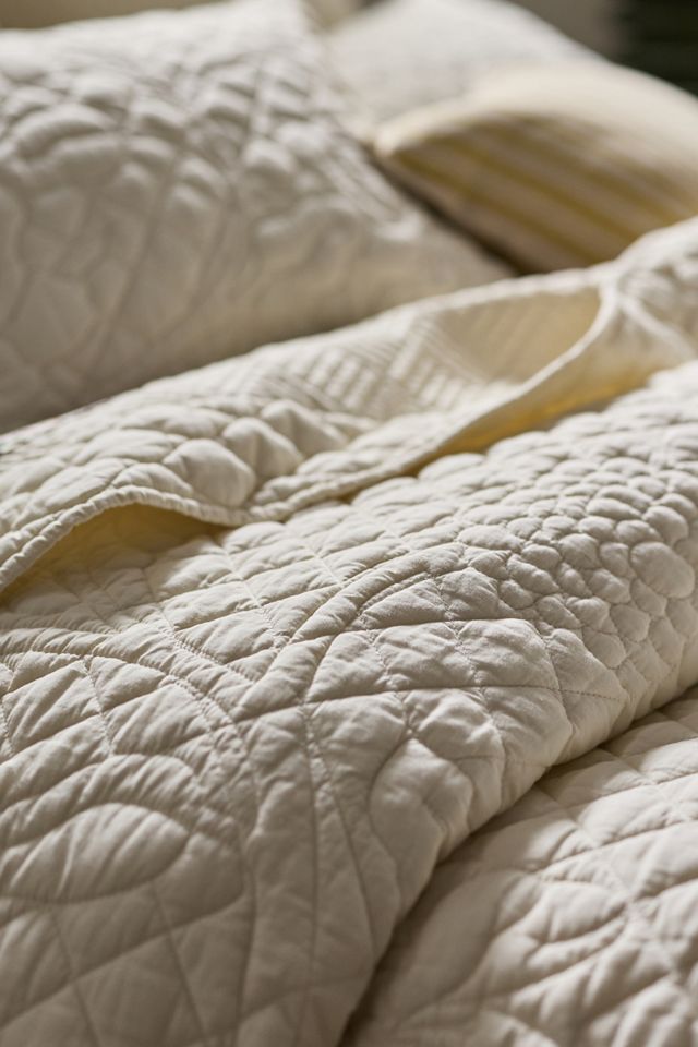 Peyton Cotton Embroidered Coverlet #1