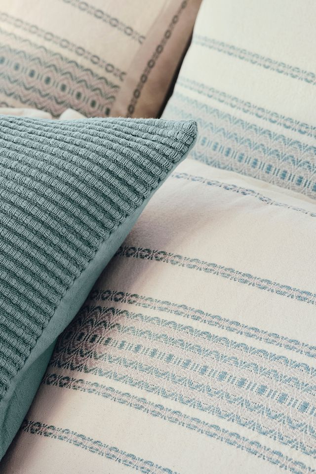 Coyuchi Rippled Stripe Organic Sham #2