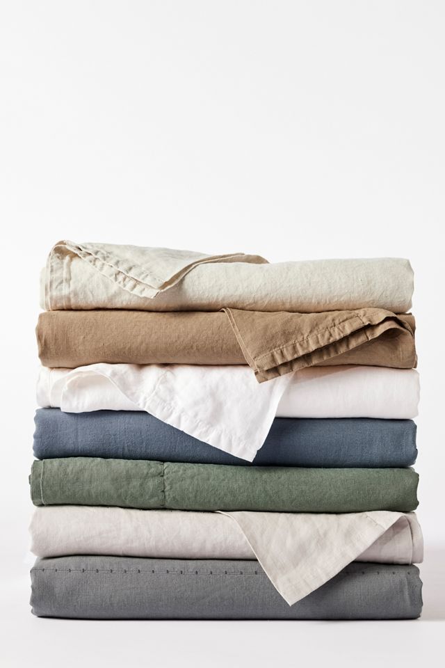 Coyuchi Organic Relaxed Linen Sheet Set #4