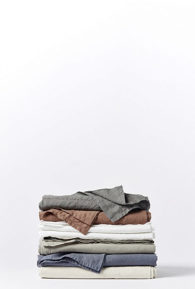 Coyuchi Organic Relaxed Linen Sheet Set #5