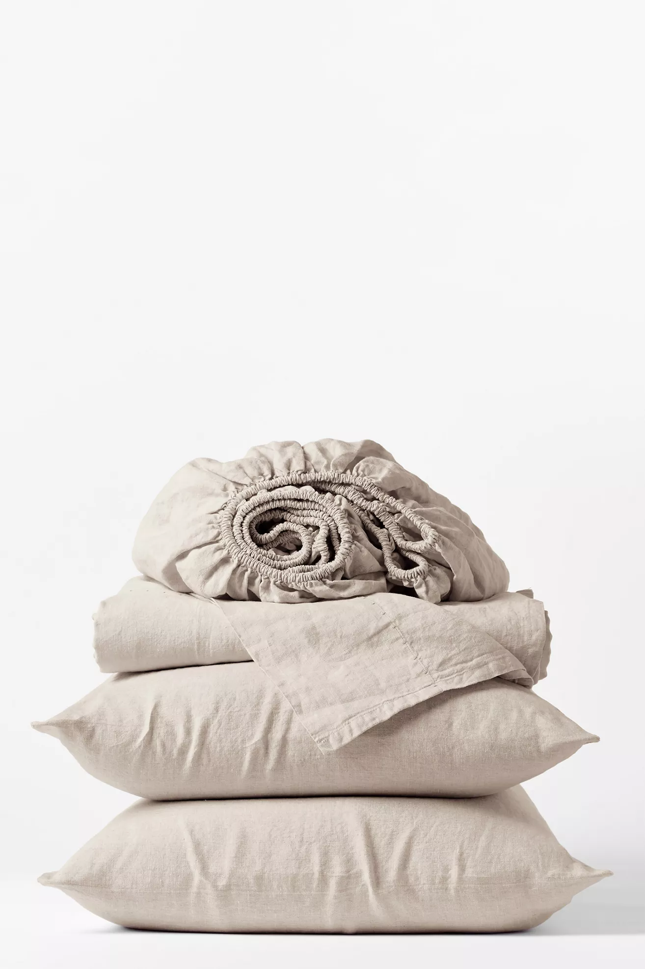 Coyuchi Organic Relaxed Linen Sheet Set - thumbnail 8