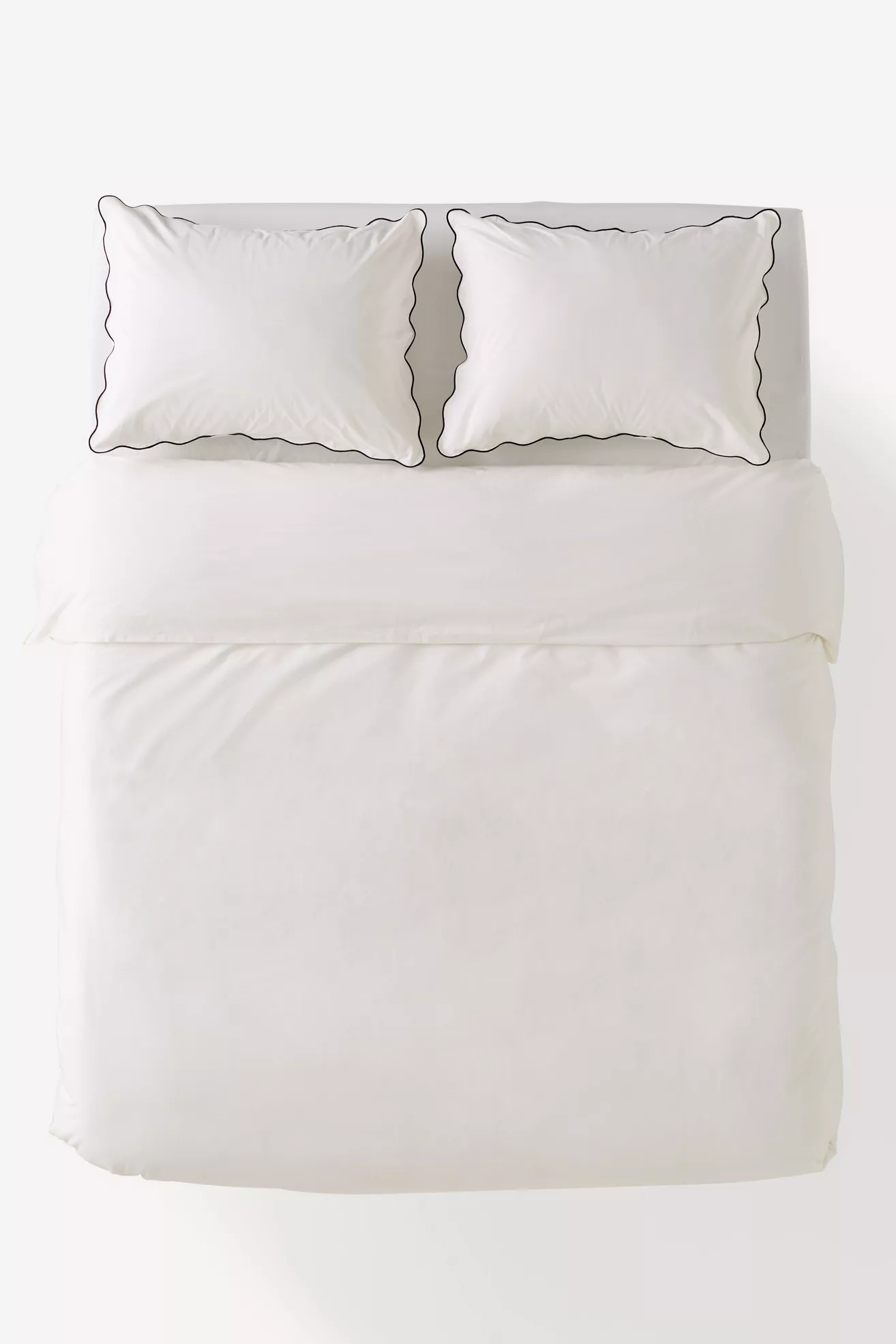 100% Cotton Marrow Scalloped Edge Duvet - thumbnail 3