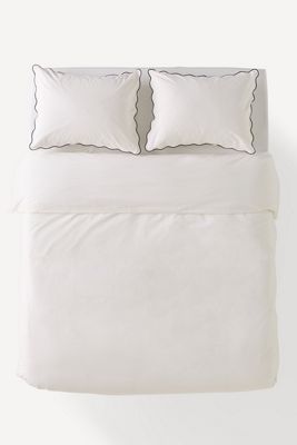Cotton Marrow Scalloped Edge Duvet