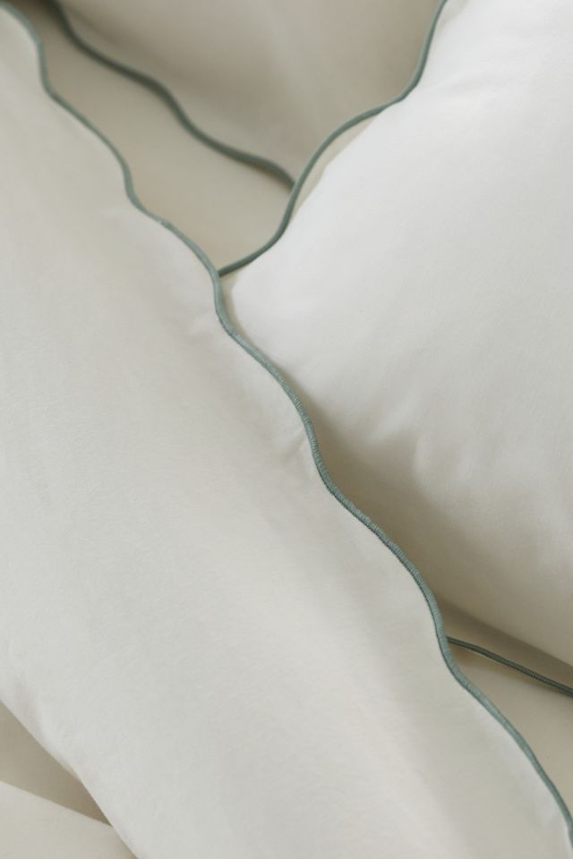Cotton Marrow Scalloped Edge Duvet #1