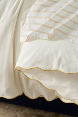 Cotton Marrow Scalloped Edge Duvet