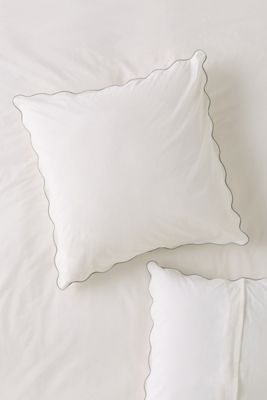 Cotton Marrow Scalloped Edge Euro Sham