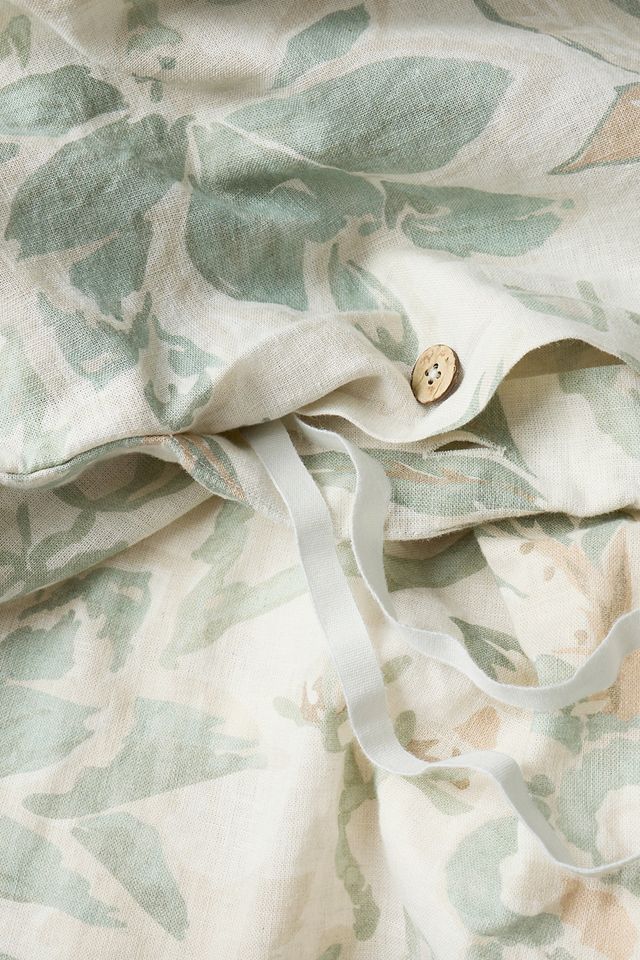 Coyuchi Sea Bloom Print Duvet Cover #2