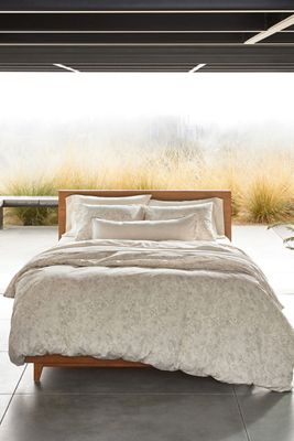 Coyuchi Solana Organic Print Duvet Cover