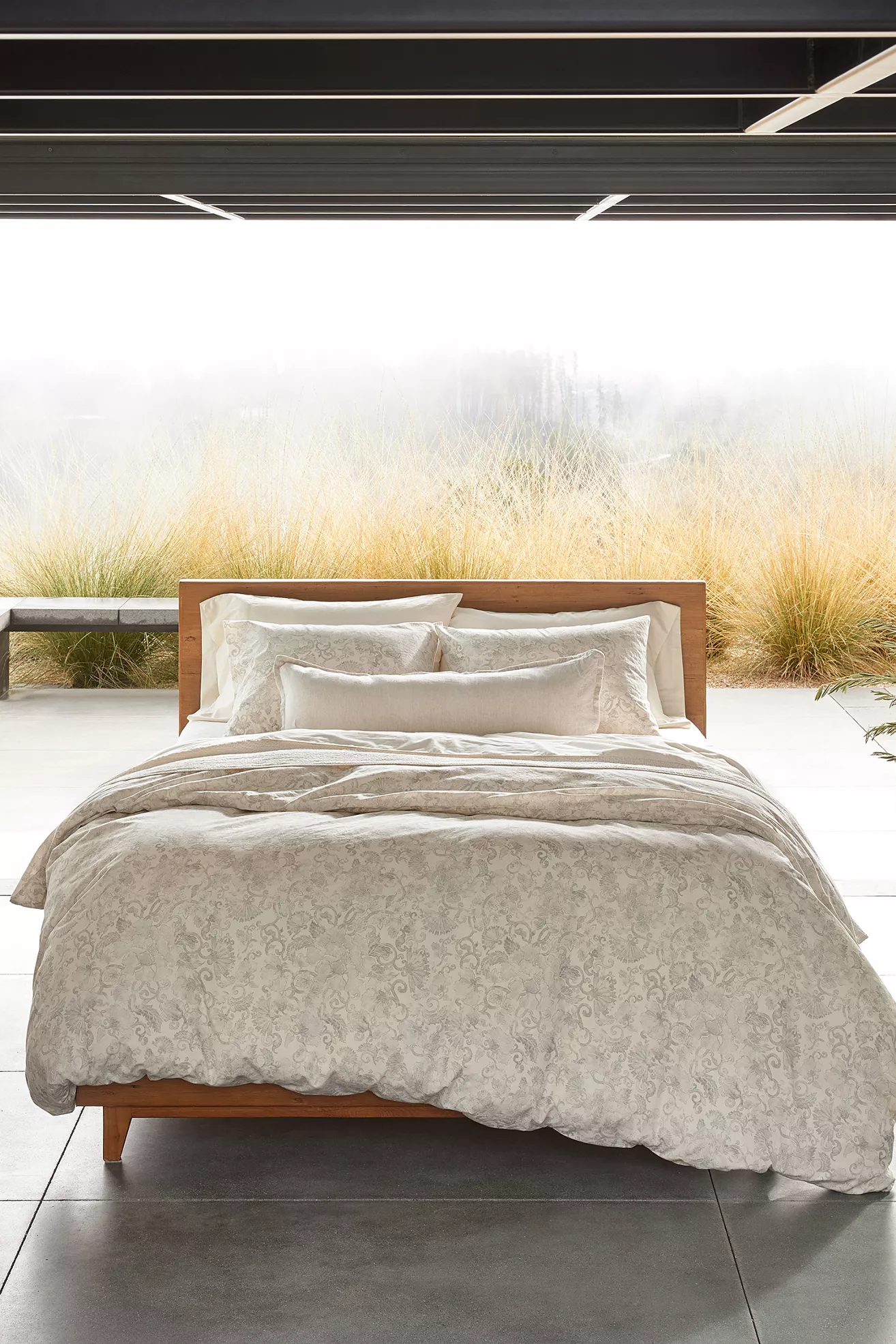 Coyuchi Solana Organic Print Sham - thumbnail 2