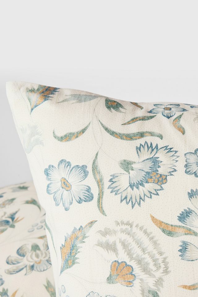 Coyuchi Viola Organic Print Euro Sham #1