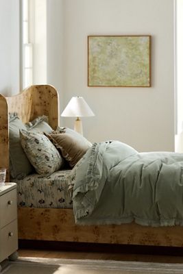 Victoria Cotton Velvet Ruffle Duvet
