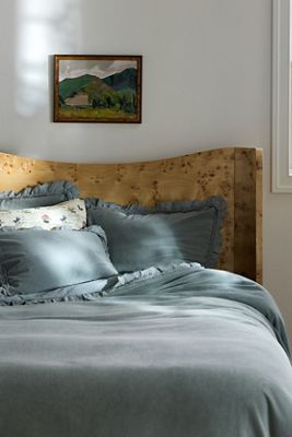 Victoria Cotton Velvet Ruffle Duvet