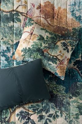 Judarn Cotton Velvet Printed Shams, Set of 2