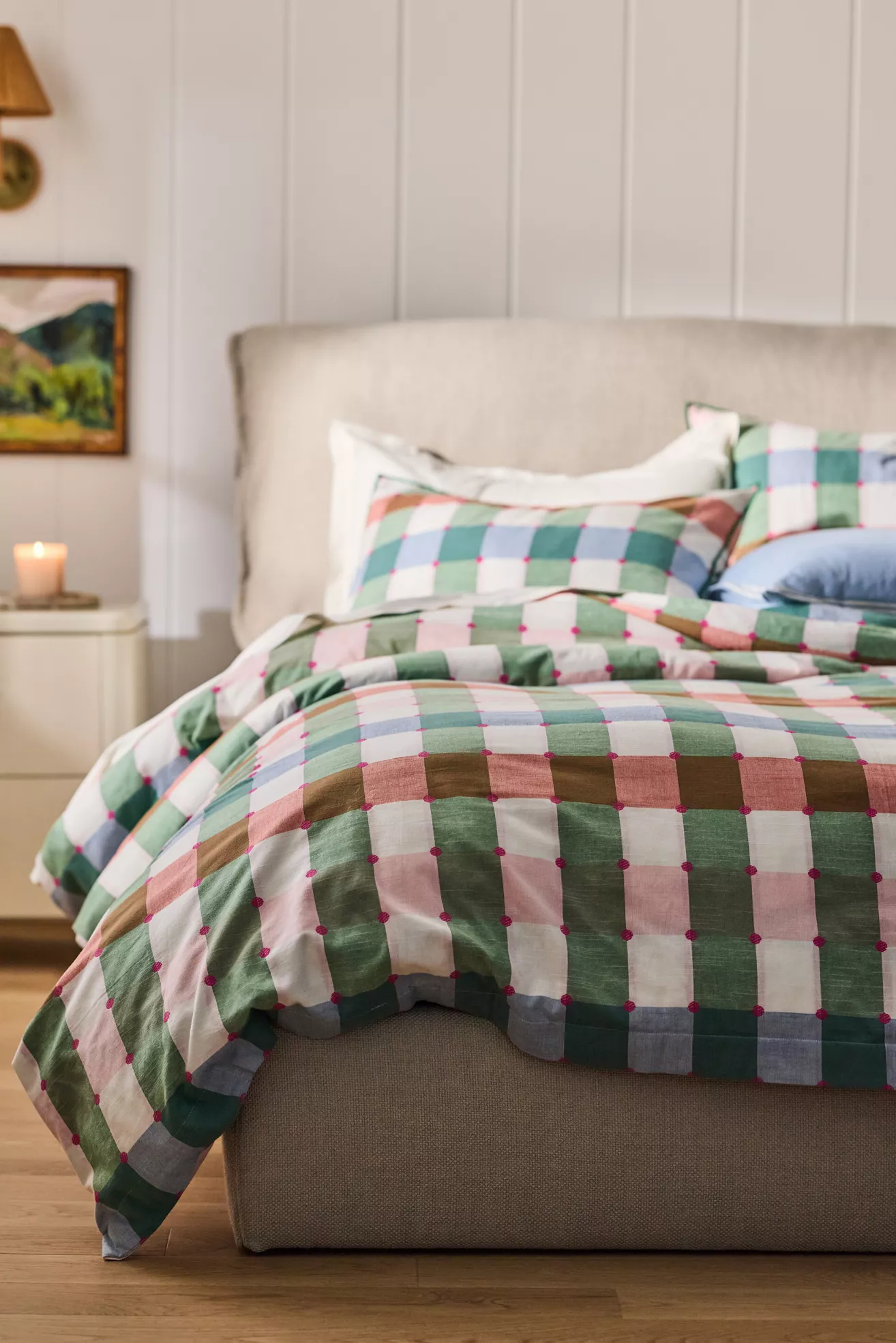 Willow Cotton Yarn Dyed Plaid Duvet Cover