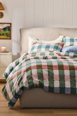 Willow Cotton Yarn Dyed Plaid Duvet Cover