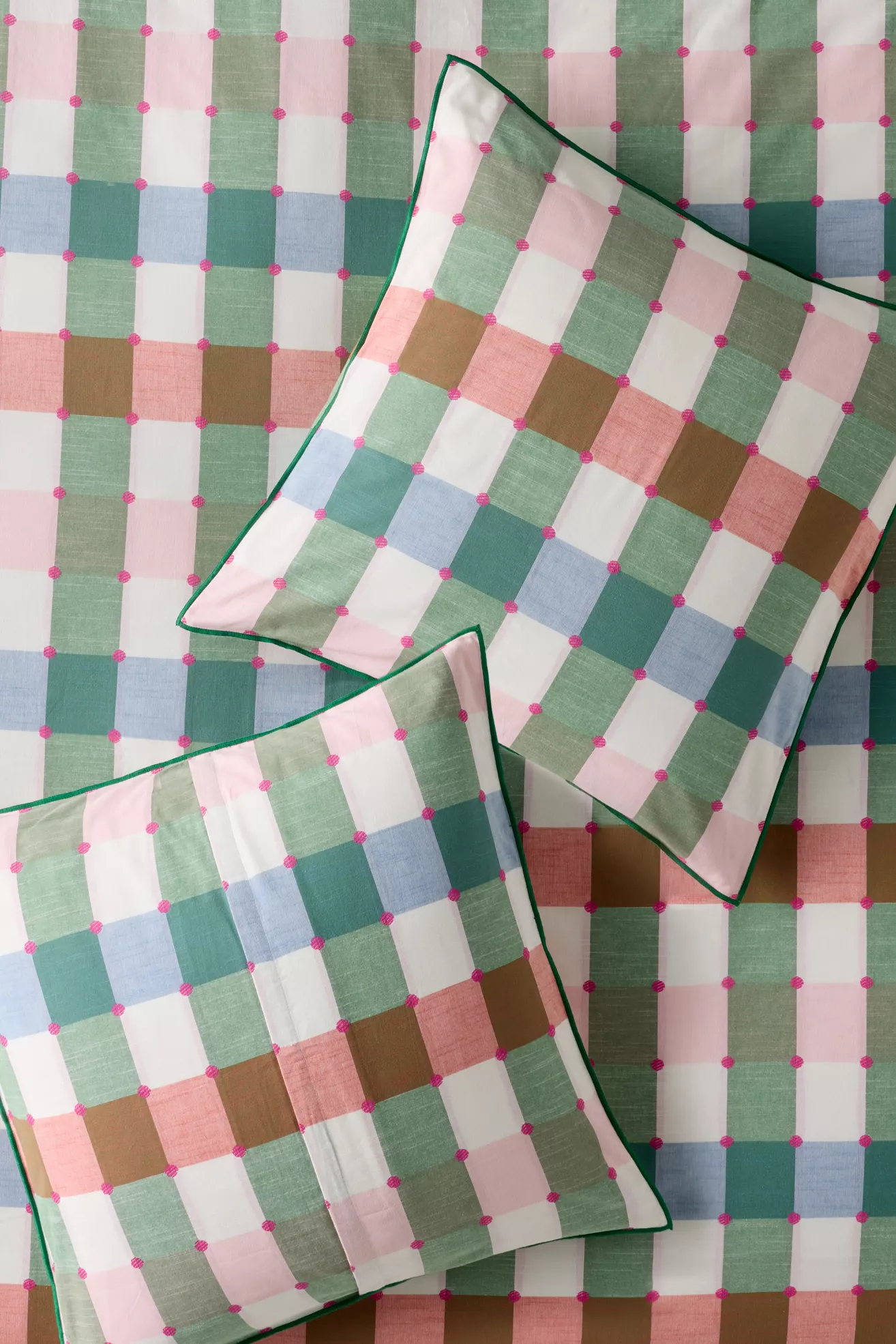 Willow Cotton Yarn Dyed Plaid Euro Sham