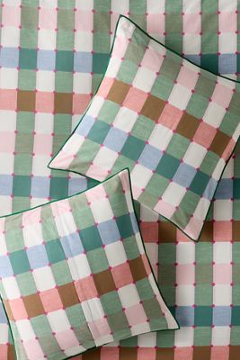 Willow Cotton Yarn Dyed Plaid Euro Sham