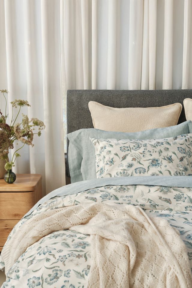 Coyuchi Voile Organic Print Sham #1