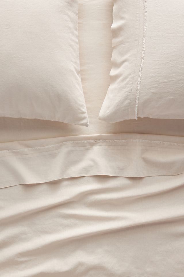 Relaxed Linen-Cotton Sheet Set