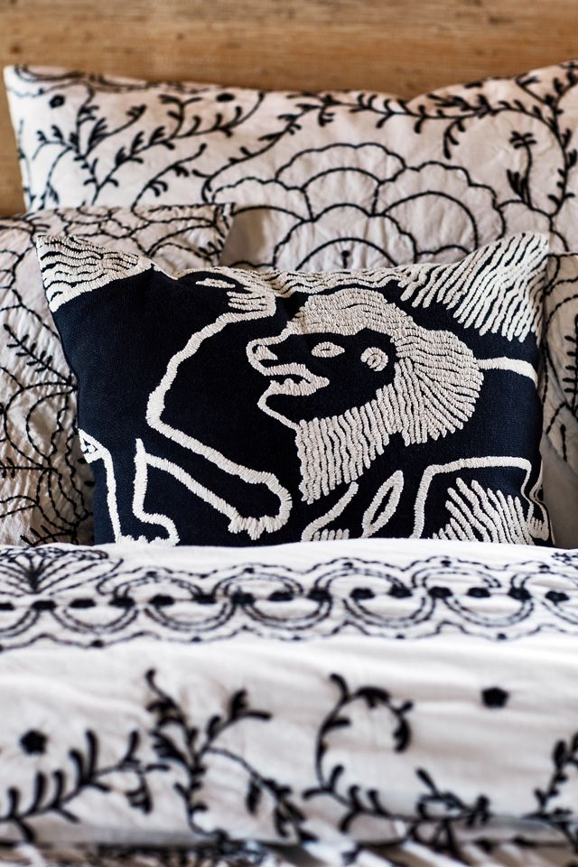 Embroidered Grove Duvet Cover #6