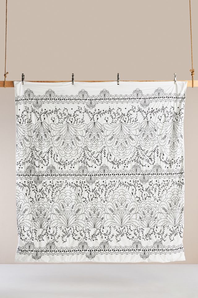 Embroidered Grove Duvet Cover #3