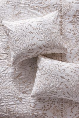 Embroidered Grove Shams, Set of 2