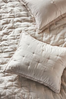 Relaxed Cotton-Linen Shams, Set of 2