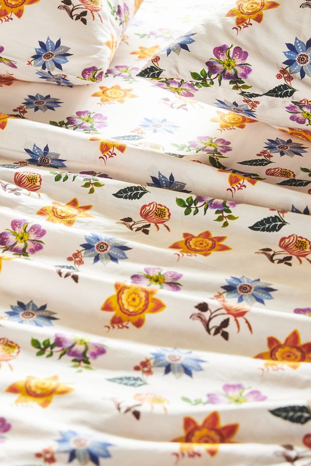 Nathalie Lete for Anthropologie Garden Party Organic Sateen Sheet Set #1