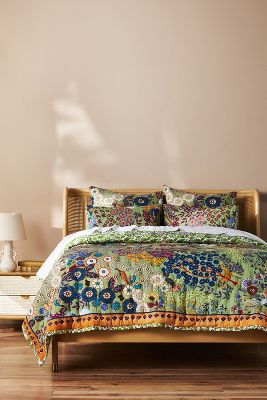 Anthropologie Averill Organic Cotton Quilt By  In Assorted Size Kg Top/bed