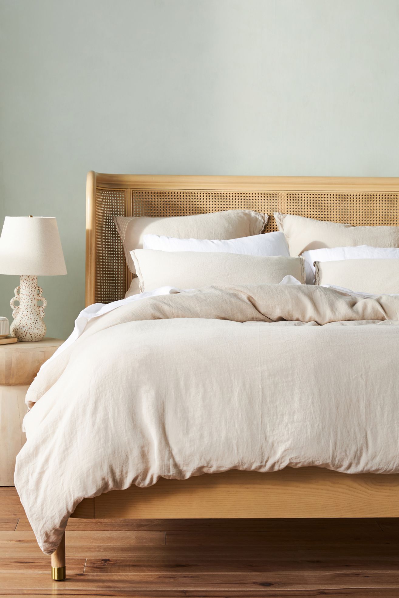 Washed Linen Duvet Cover​ - Neutral, Standard, King