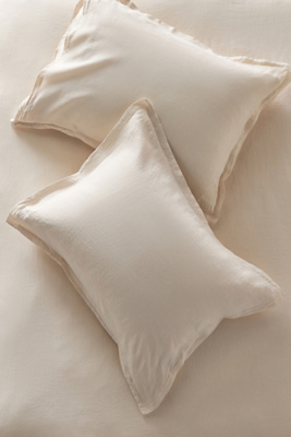 Washed Linen Shams, Set of 2