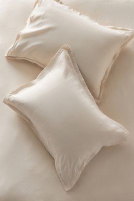 Washed Linen Shams, Set of 2