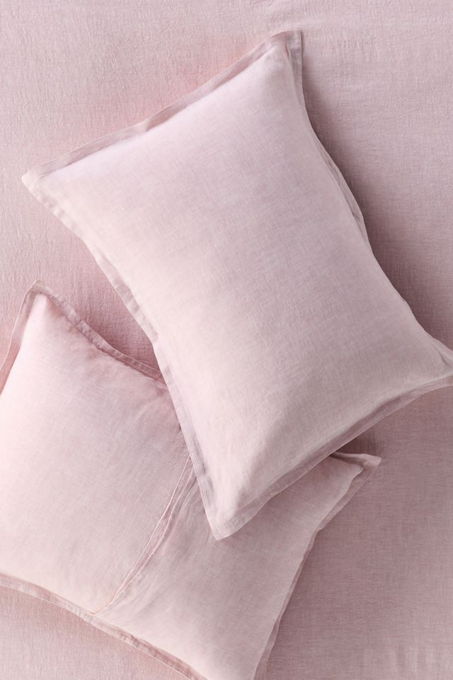 Washed Linen Shams, Set of 2 | AnthroHome