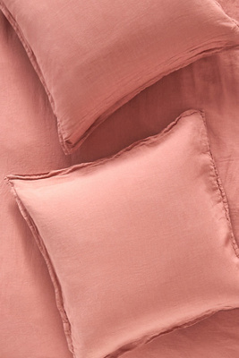 Anthropologie Washed Linen Euro Sham