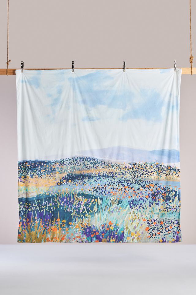 Rosa Bettbezug aus Bio-Perkal #1