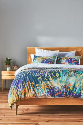 Rosa Organic Percale Duvet Cover