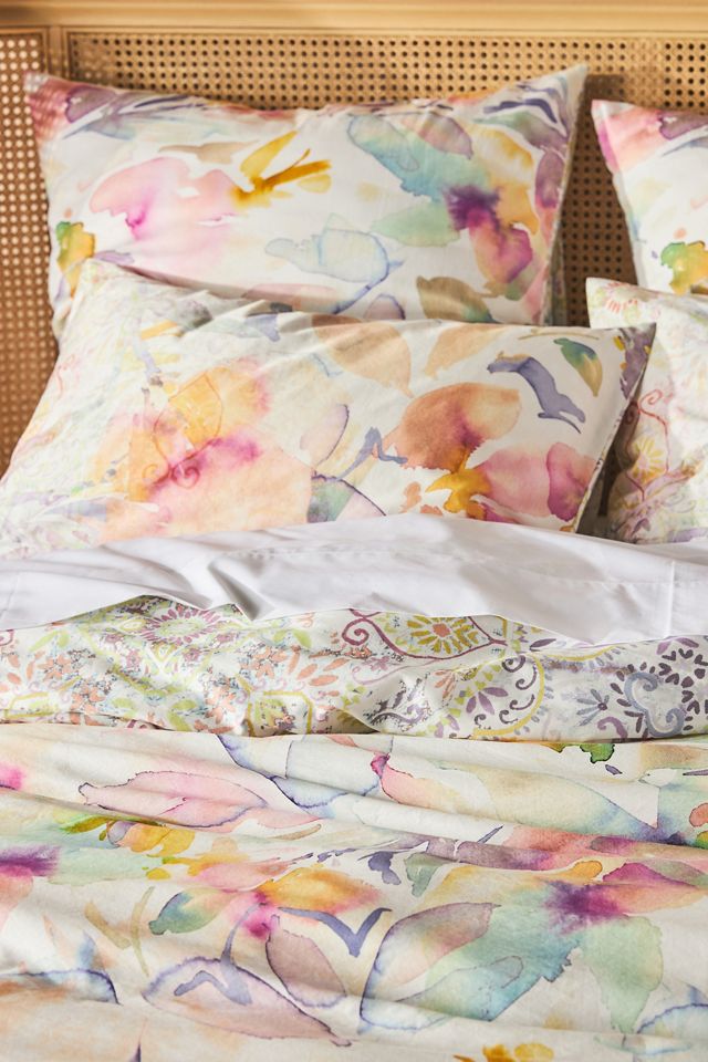 Deanna Organic Sateen Duvet Cover #1