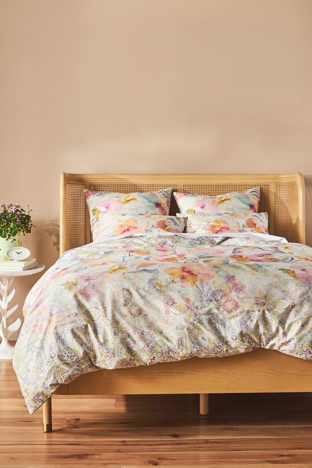 Deanna Organic Sateen Duvet Cover