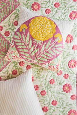 Ellen Merchant Cotton Printed Euro Sham