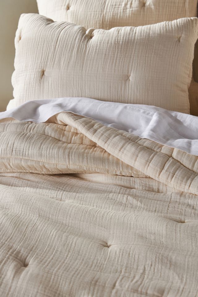 Elysian Cross-Dyed Gauze Quilt​