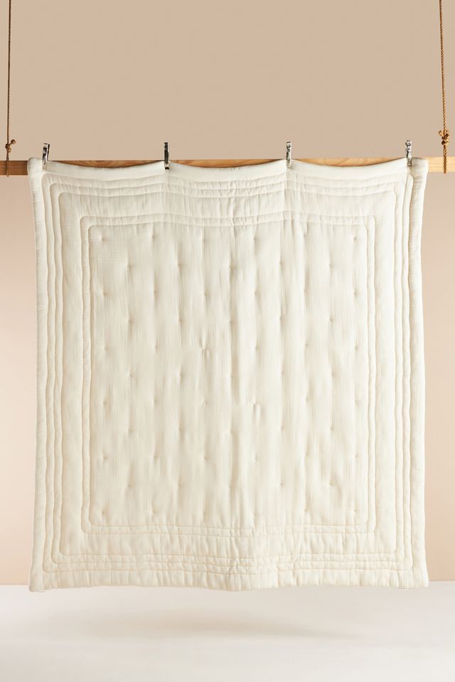 Elysian Cross-Dyed Cotton Gauze Quilt #3
