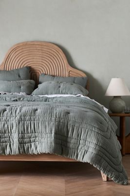 Elysian Cross-Dyed Cotton Gauze Quilt