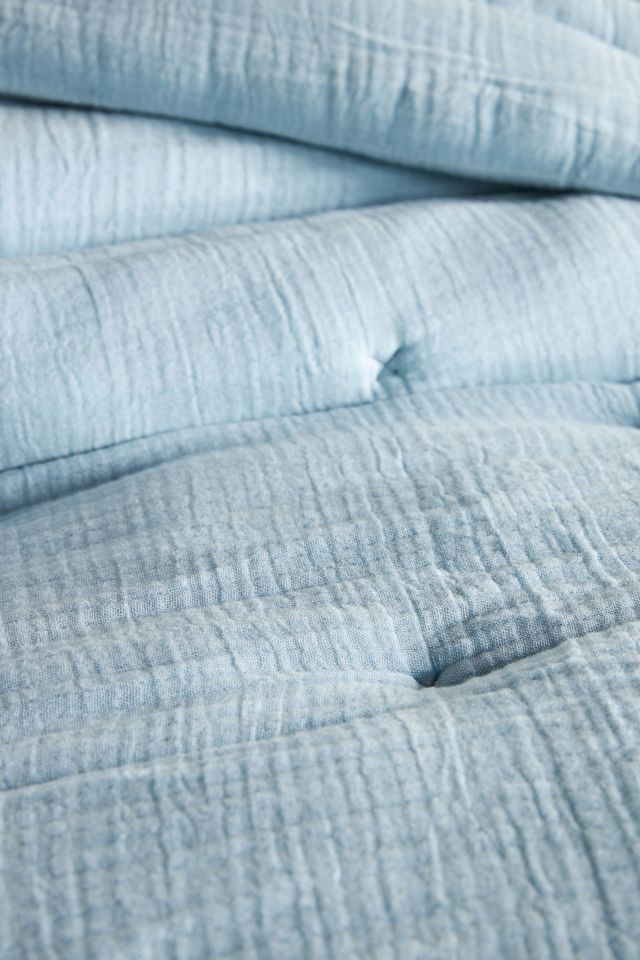 Elysian Cross-Dyed Cotton Gauze Quilt #1