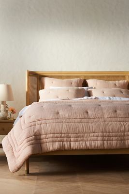 Elysian Cross-Dyed Cotton Gauze Quilt