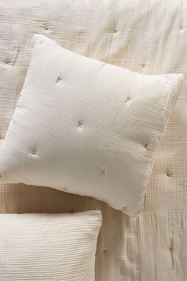 Elysian Cross-Dyed Cotton Gauze Euro Sham