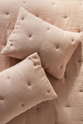 Elysian Cross-Dyed Cotton Gauze Euro Sham