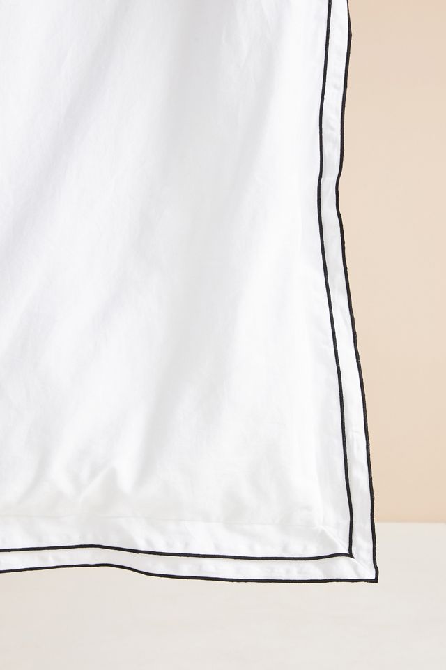 Maeve by Anthropologie Stitched-Flange Spa Sateen Duvet Cover​ #3